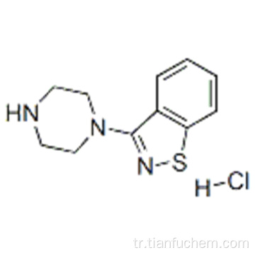 1,2-Benzisotiyazol, 3- (1-piperazinil) -, hidroklorür (1: 1) CAS 87691-88-1